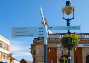 Gravesend Borough Council wayfinding signs
