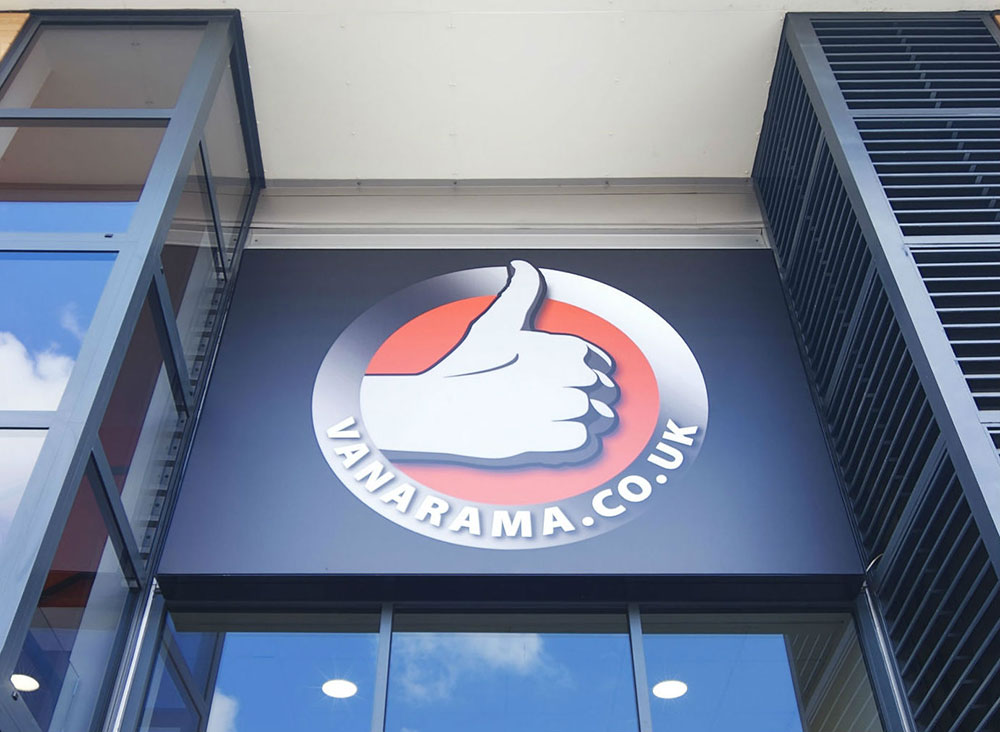 Vanarama HQ branding and signage