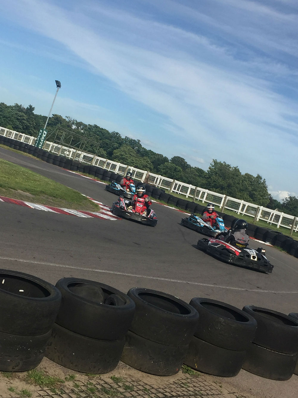 Reade Team and other contractors joined Berkeley Southern at their annual karting event at Sandown Park